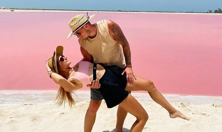 Pink Lake and Rio Lagartos from Cancun and Riviera Maya