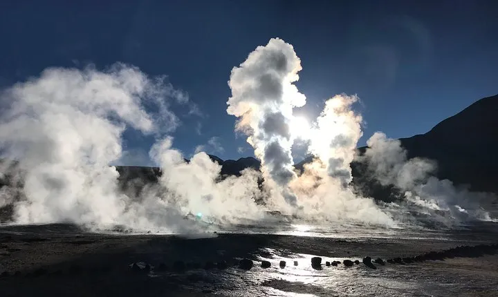 Small-Group Tour to Tatio Geysers Machuca Village & Rio Putana wetlands