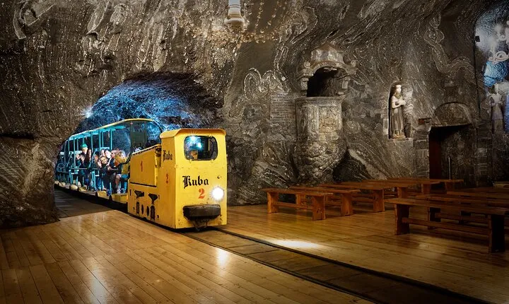 UNESCO Underground Boat Expedition and Salt Mine Tour from Krakow