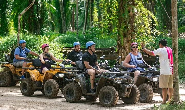 ATV Quad Bike Excursion to Stunning Waterfalls with Dinner