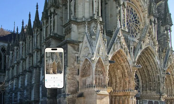 Cathedral of Notre Dame de Reims Self-Guided Tour with Mobile App
