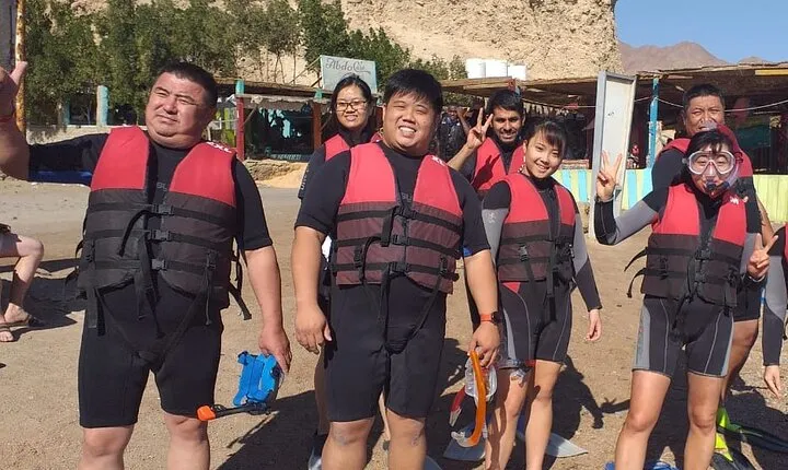 Udflugt til Ras Mohammed National Park & White Island med båd