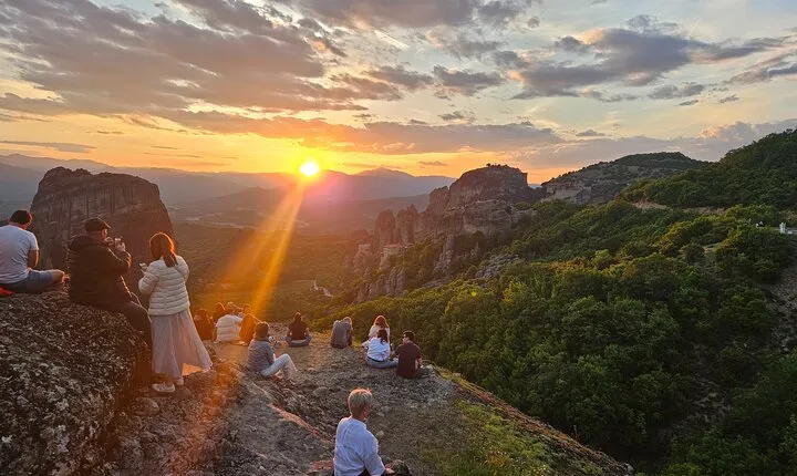 Sunset Meteora Tour on E-Bike