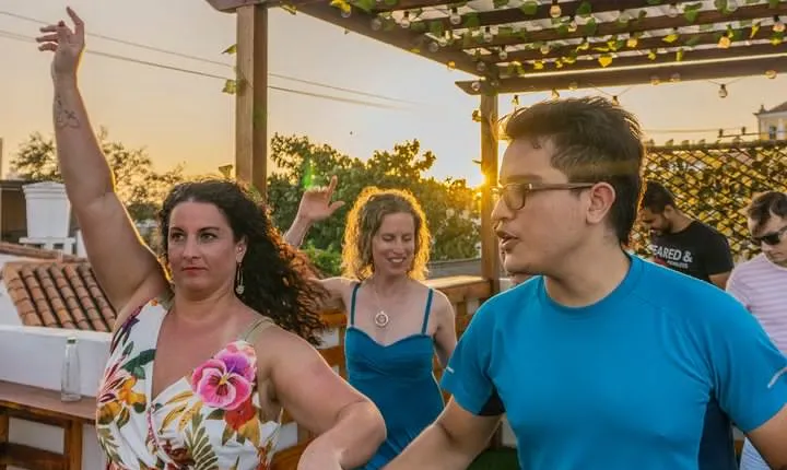 Dance Class In a Secret Rooftop Of The Old City