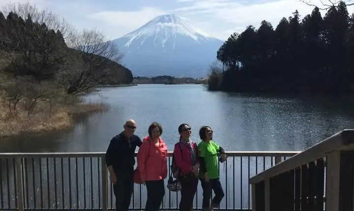 Lake Tanuki, Shiraito Falls, Sengen Shrine from Shimizu Port