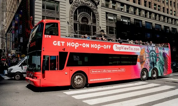 New York City 3-Hour Downtown Hop-On Hop-Off Bus Tour