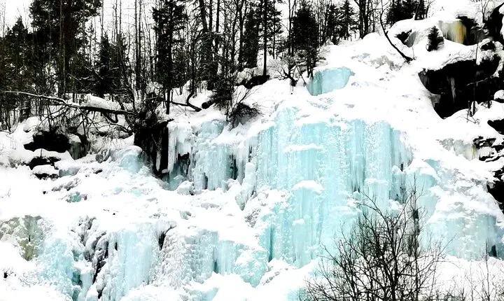 Rovaniemi Korouoma Ice Waterfalls Hike Trip