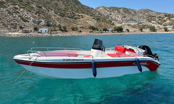 Milos Self Drive Private Boat - No License Required, APHRODITE II