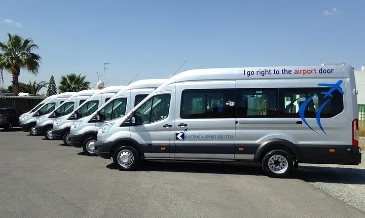 Shared shuttle transfer from Paphos Airport to Hotels