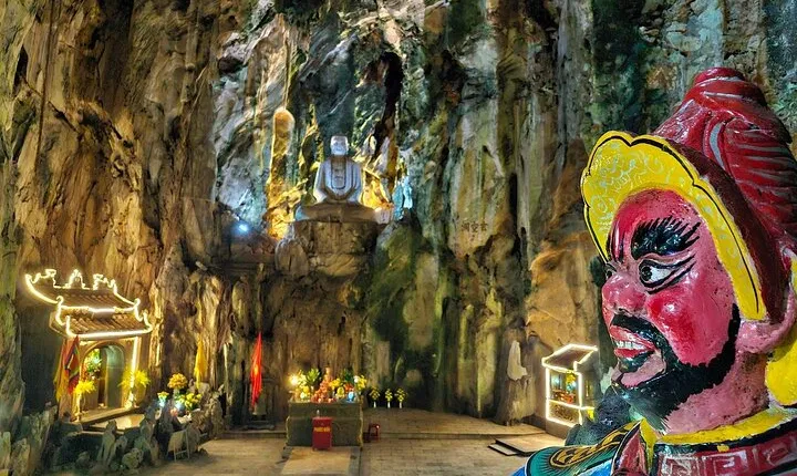 Marble Mountains, Monkey Island and Hell Cave Small Group Tour