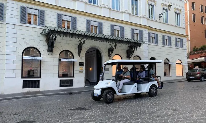 Rome’s Best Sights by Eco-Friendly Golf Cart