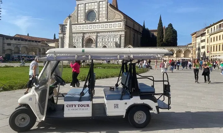 Visit Florence in golf car with Fiorentine tuorist guide 