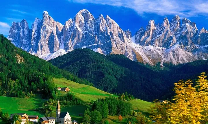 From Bolzano: Private Tour of Dolomites in Mount Seceda and Funes Valley
