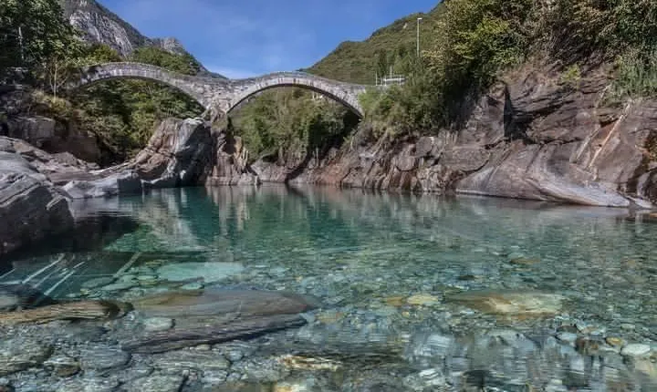 Verzasca valley, river and waterfall + Ascona private guided tour