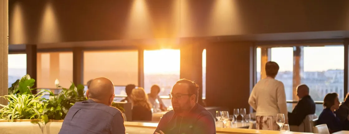 Dinner at Madame Brasserie inside Paris’ Eiffel Tower