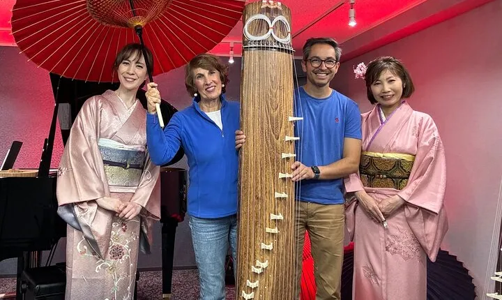 Traditional Japanese Music show & Experience Tour in Kyoto