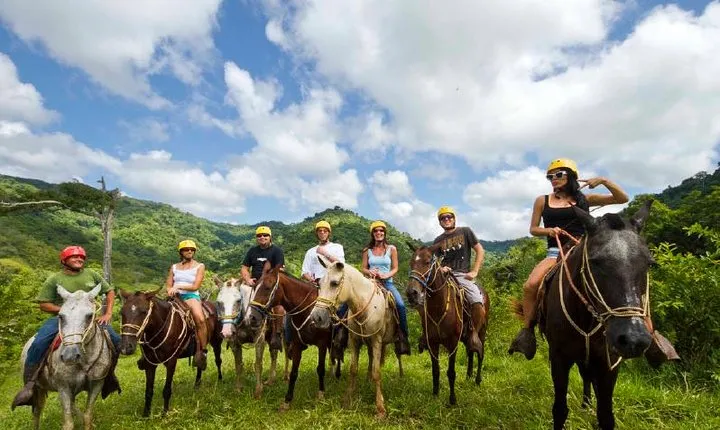Best Waterfall Rappelling+ Zipline+Tractor Jungle Tour and Rainforest Horseback