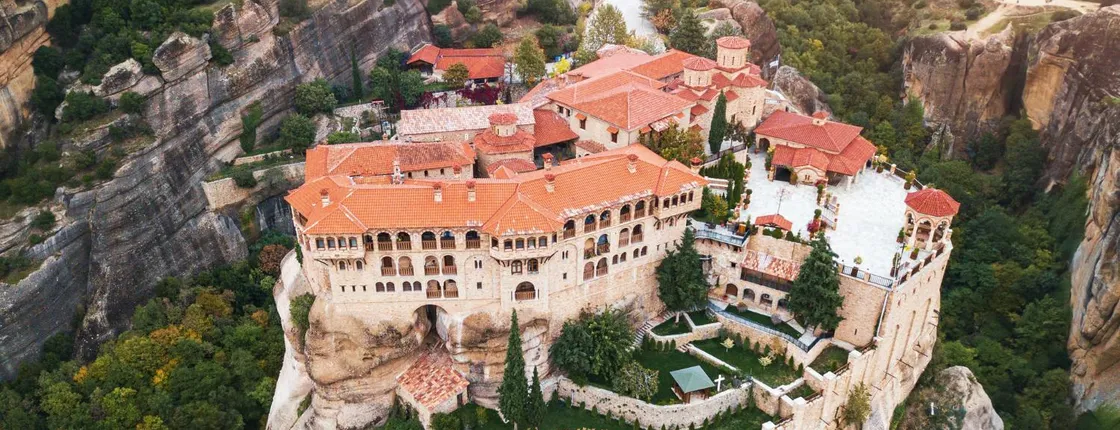 Self-guided driving and walking bundle of tours of Meteora