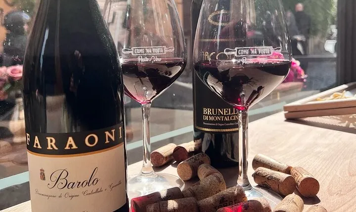 Rome Culinary Experience with Wine Tasting Prestigious Wines