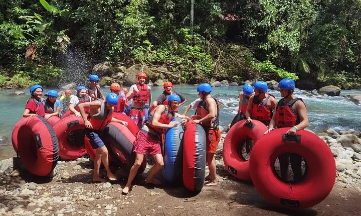 Tubing in Rio Celeste