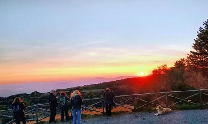 Sunset Trekking on Mount Etna
