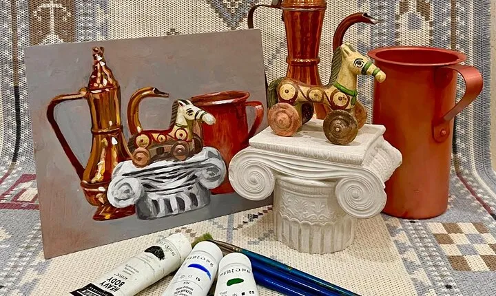 Still Life Painting Workshop in Athens