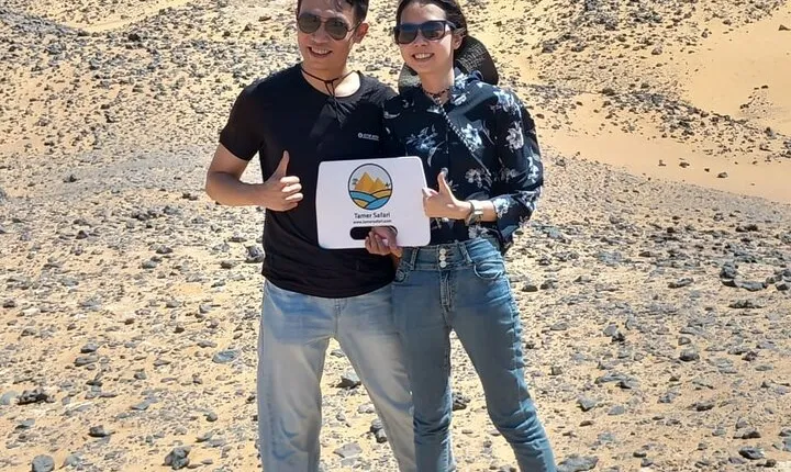 2 days from Luxor to the White and Black Desert and back to Cairo