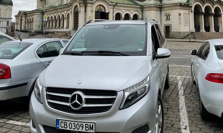 Transfer from the Sofia Airport to your hotel in Sofia by VIP Mercedes V class