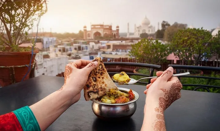 Agra Tour by Cycle + Food Tasting Tour - All Inclusive