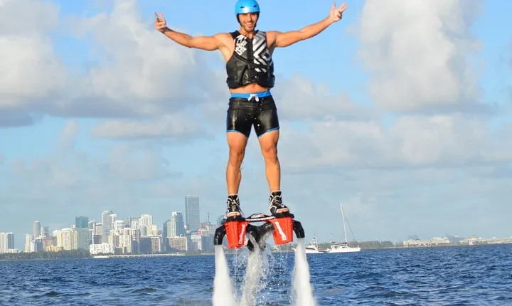 Flyboarding with Miami Watersports