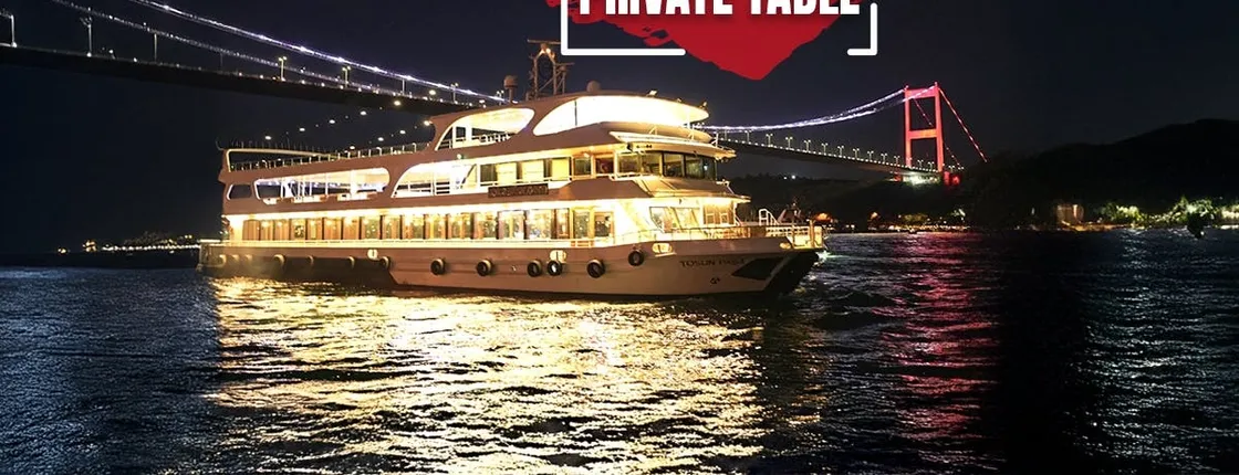 Bosphorus dinner cruise and live show