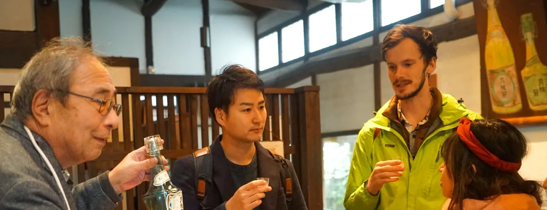 Kyoto sake brewery and tasting tour