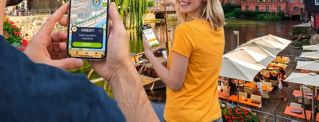 Self-guided digital scavenger hunt in Lüneburg
