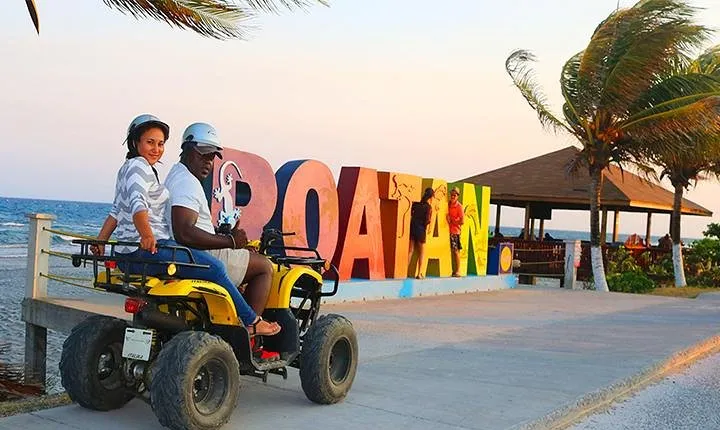 Roatan ATV Sightseeing, Sloth & Monkeys, Chocolate & Rum Factory