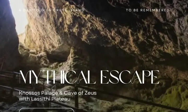 Mythical Escape: Zeus Cave & Knossos Palace with Lassithi Plateau from Heraklion