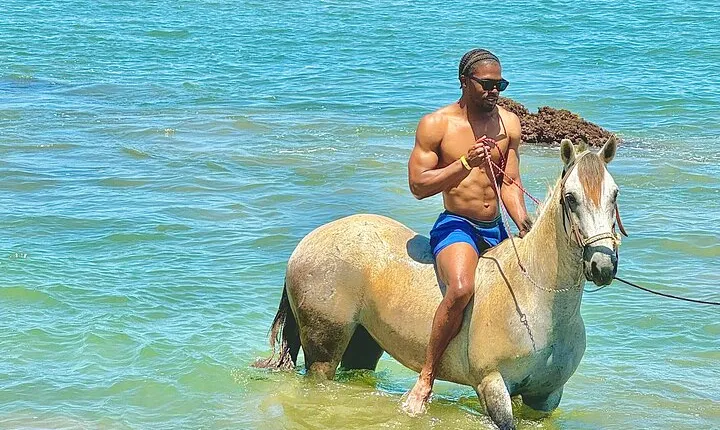 Stone Island HorseBack Riding On the Beach