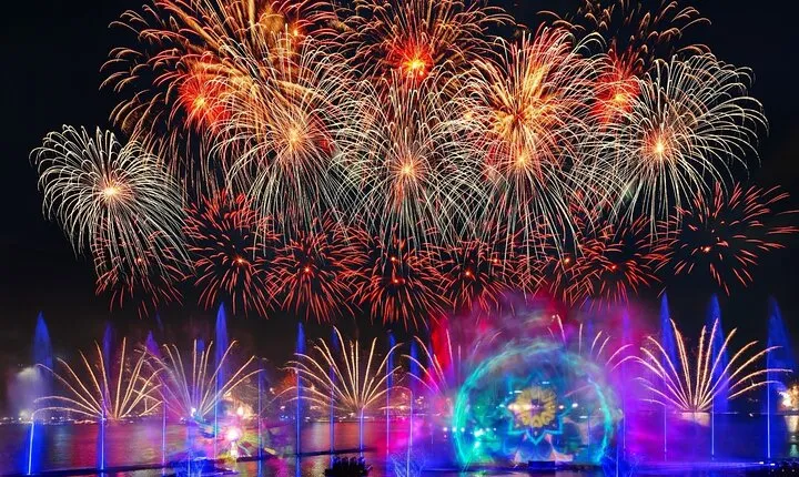 Chiang Mai New Year Countdown Firework Fantasy 2025