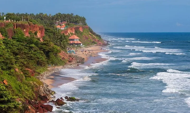 Varkala beach day trip from Trivandrum/Kovalam