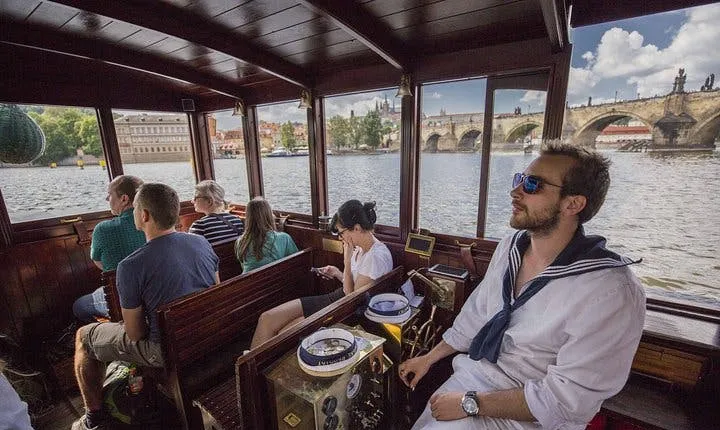 Prague Castle and Vltava boat tour