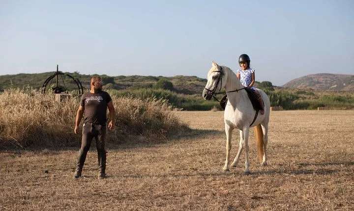 Picadero horse riding for children from Carrapateira