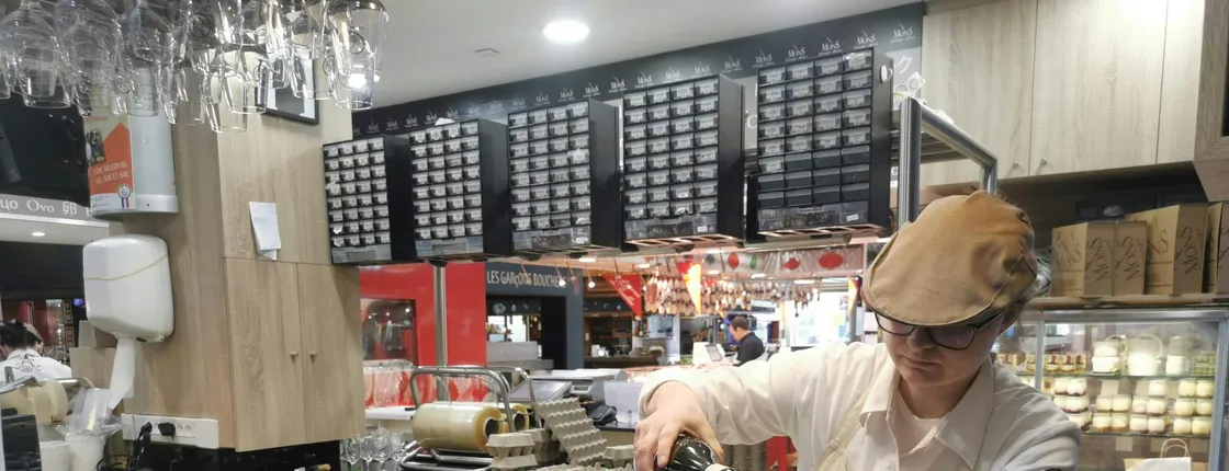 Food Tour of the Paul Bocuse market place in Lyon