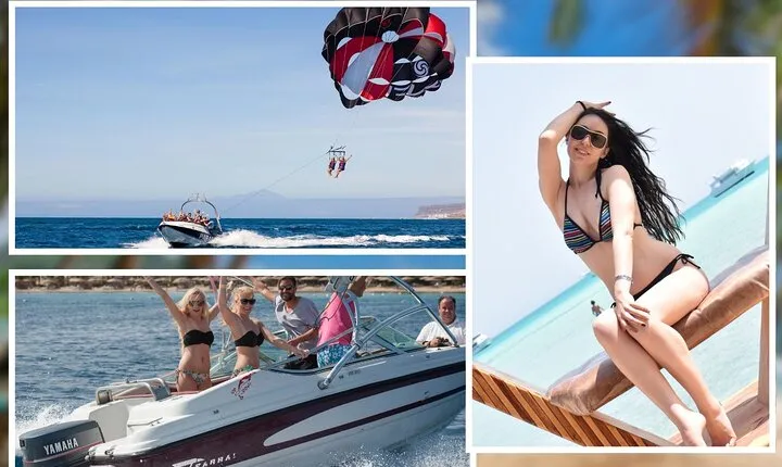 Adventure to Orange Island Speedboat with Parasailing - Hurghada