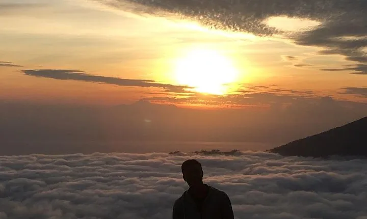 Mt. Batur sunrise trekking with Natural hotspring pool