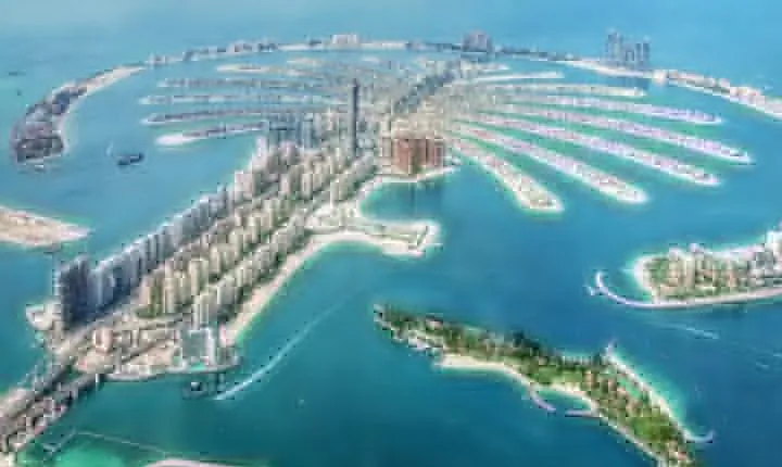 Palm Jumeirah Island Tour with Revolving 360" view from The View at The Palm !