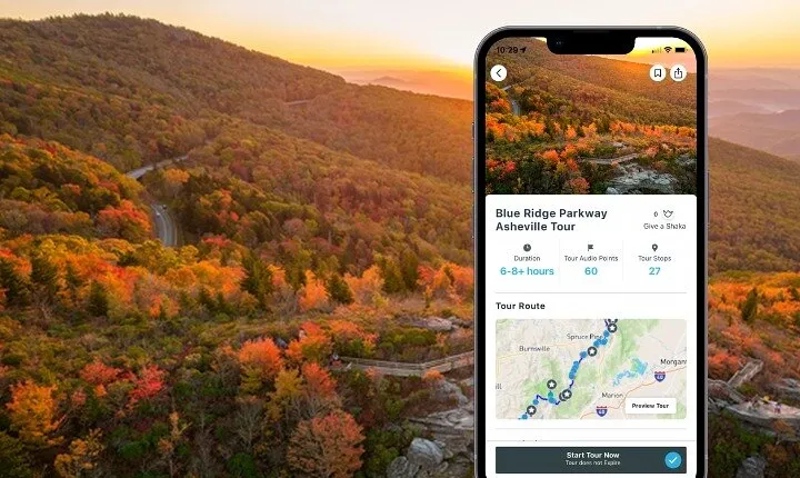 Blue Ridge Parkway Asheville Self-Guided Audio Tour