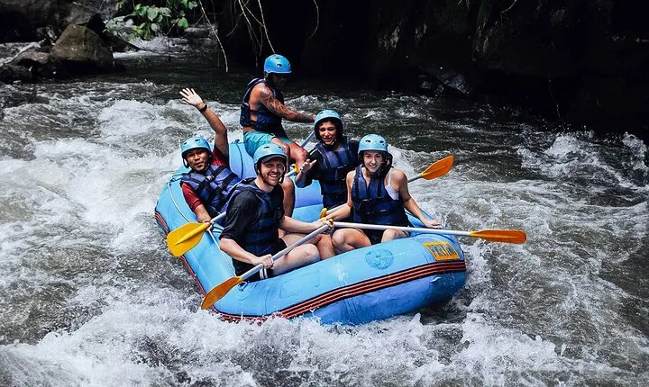 Bali Ubud White Water Rafting Tour with Group Transfers and Lunch