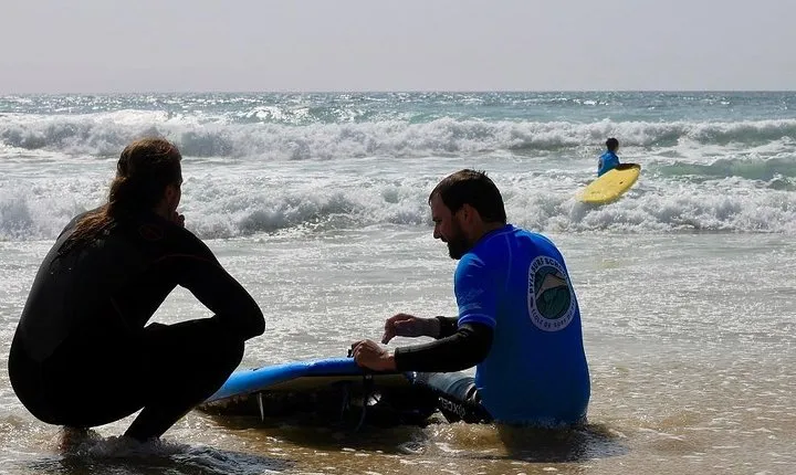 Surfing lessons