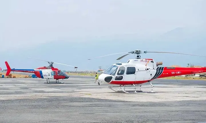 Kathmandu to Meghauli Helicopter Transfer