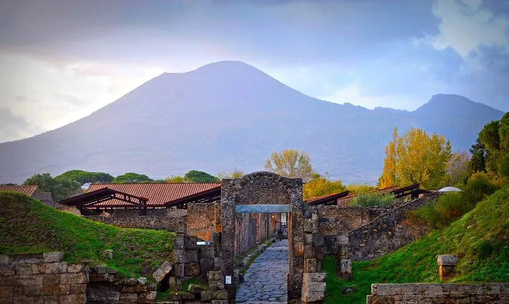 One Day, Two Treasures: Transfer to explore Vesuvius and Pompeii