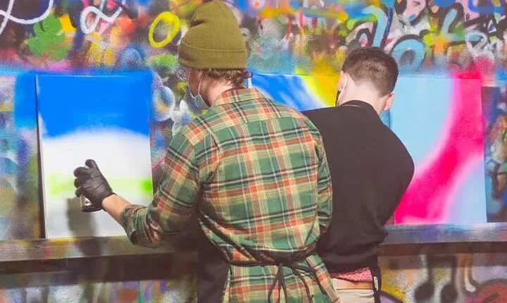 BYOB Spray Paint and Sip Workshop in Atlanta